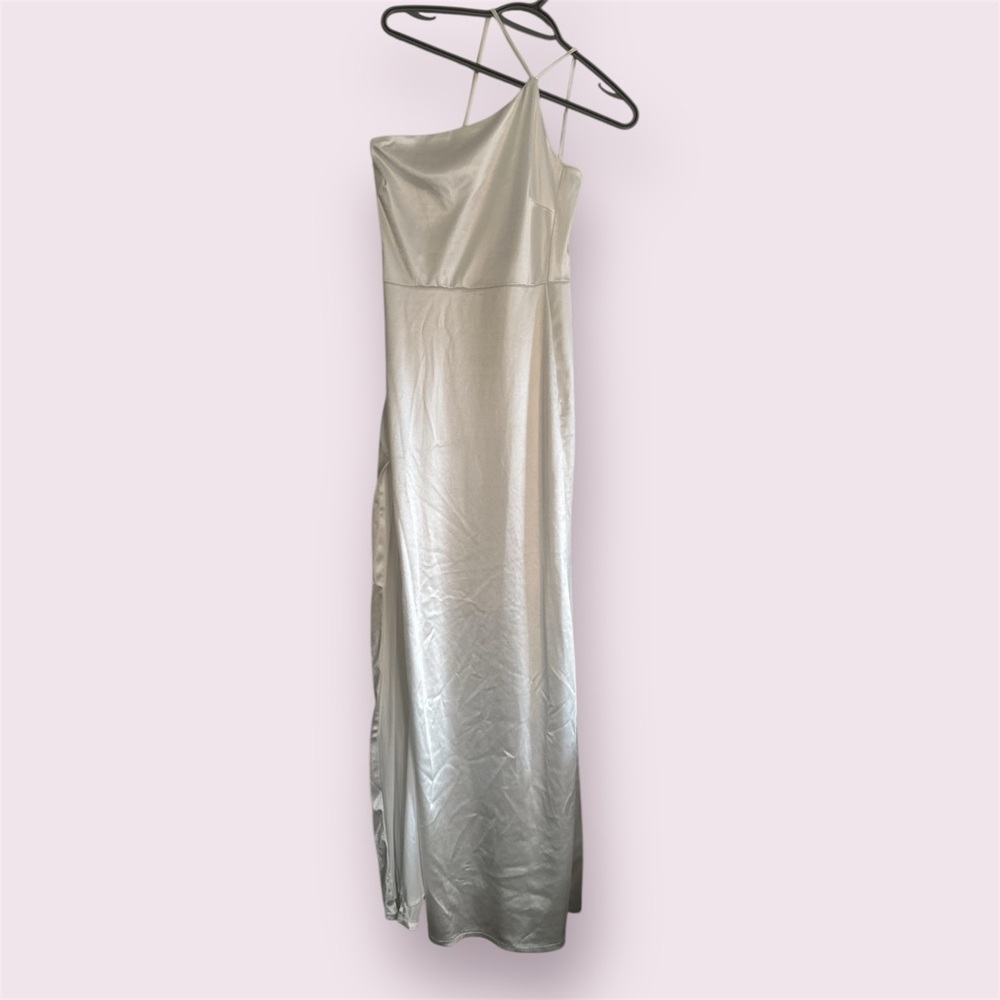 Elegant White Evening Long Dress